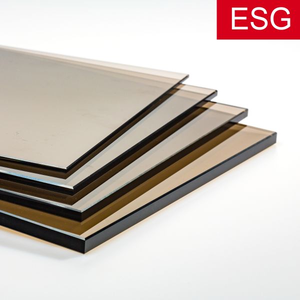 Parsol-Bronze Glas als ESG - Sicherheitsglas   