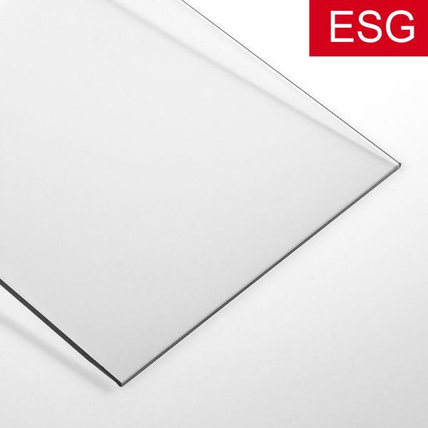 Kühlschrank-Glasplatte, klares Glas als ESG - Sicherheitsglas, klar   