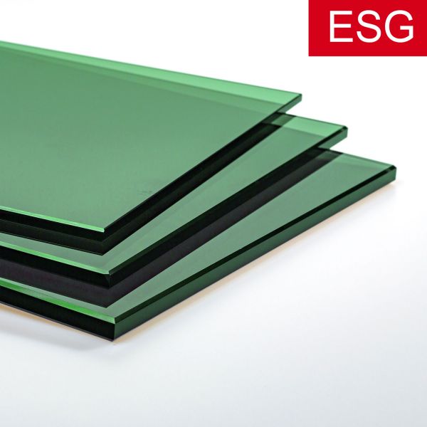 Parsol-Grün Glas "PRO green" als ESG - Sicherheitsglas   