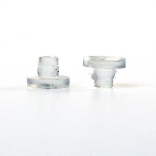 Bumpons-Gummi-Abstandhalter, transparent, selbstklebend, 10 Stück